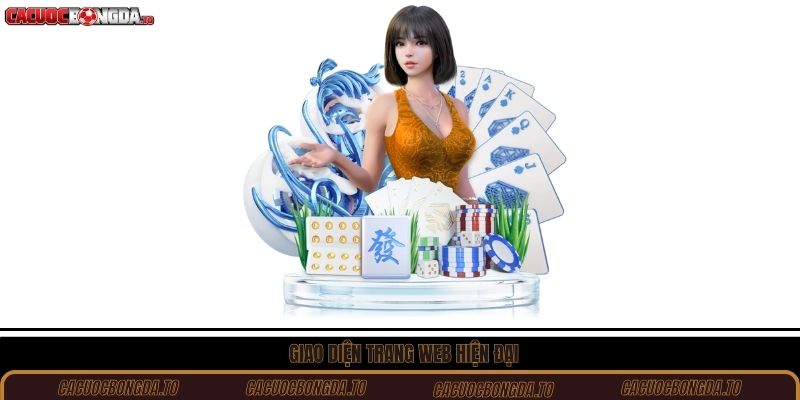 Giao diện trang web hiện đại